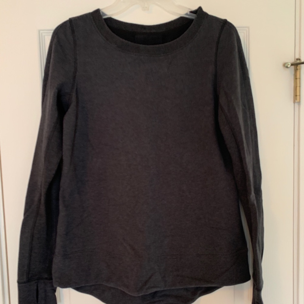 Lululemon pullover sweatshirt sz 8 charcoal gray